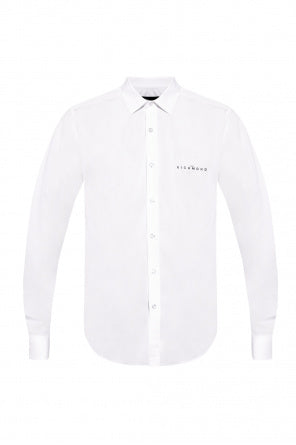 JOHN RICHMOND LOGO-PRINTED SHIRT