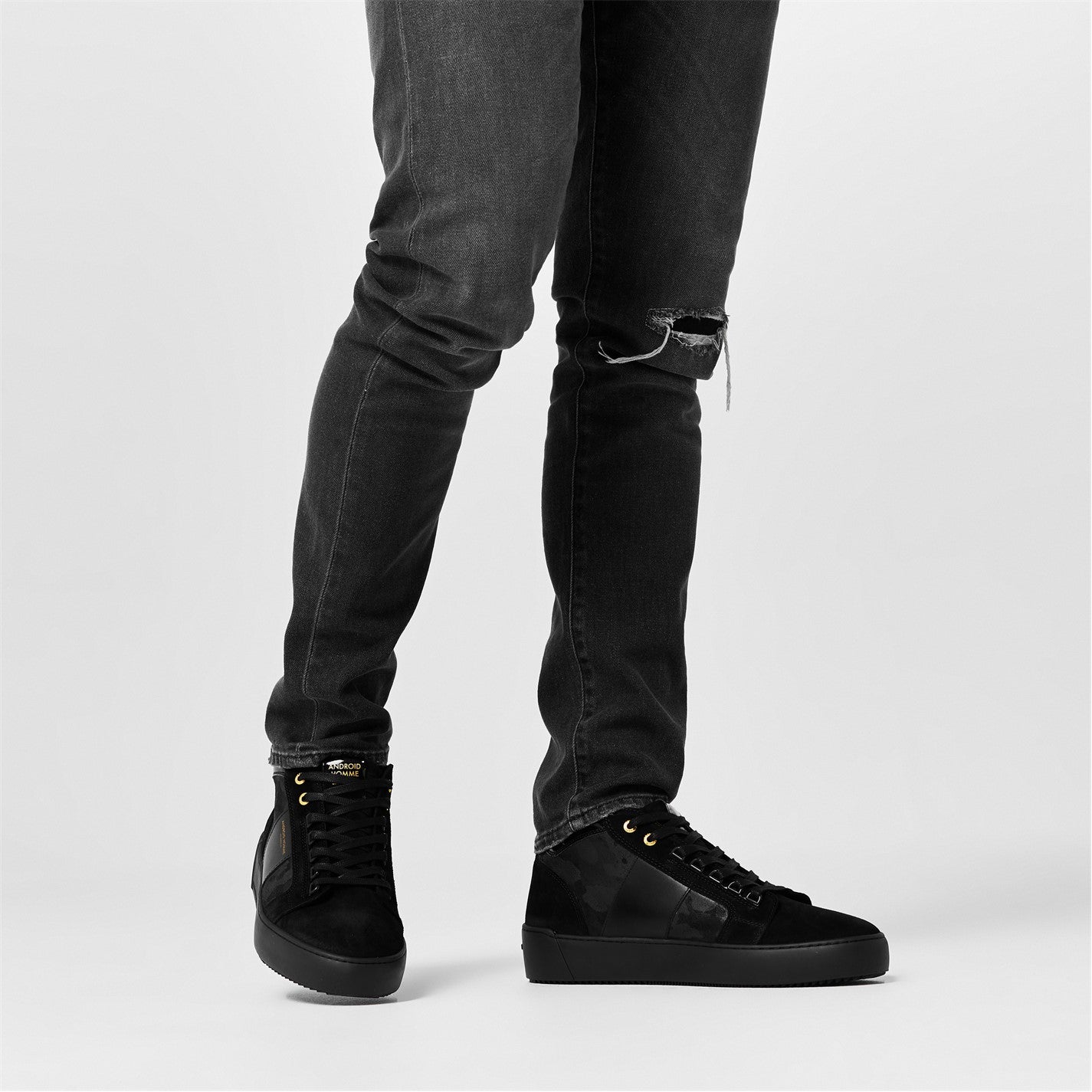 Android Homme
Mens Black Propulsion Mid Trainer