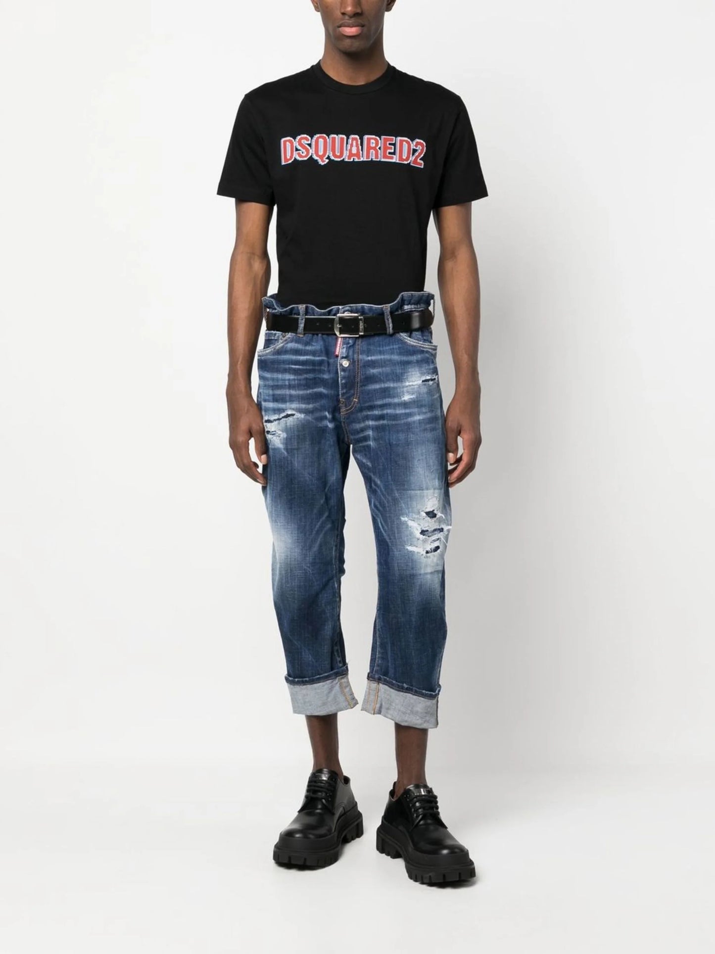DSQUARED2 logo-print cotton T-shirt