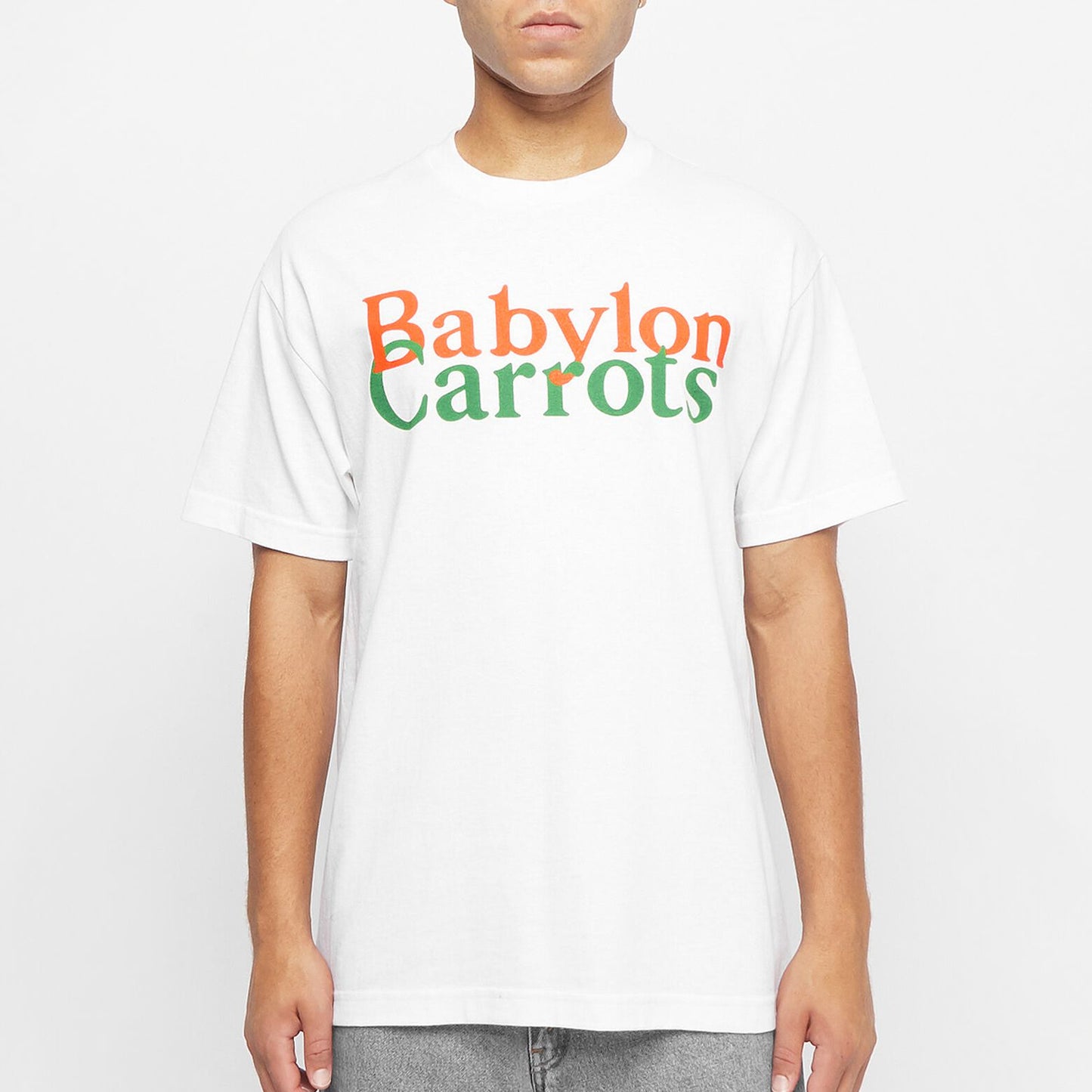Carrots x Babylon stacked logo T-shirt