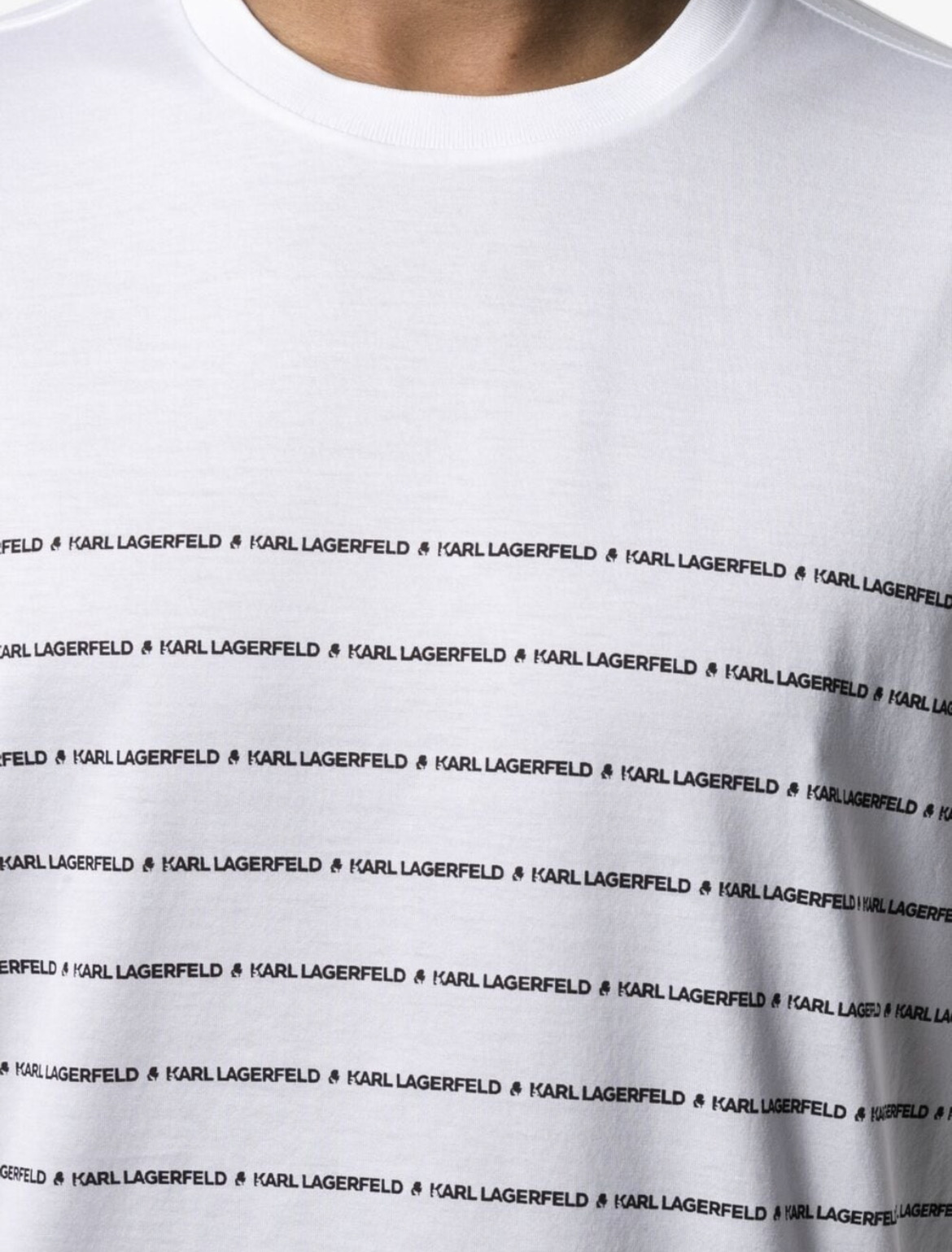 Karl Lagerfeld logo crew-neck T-shirt