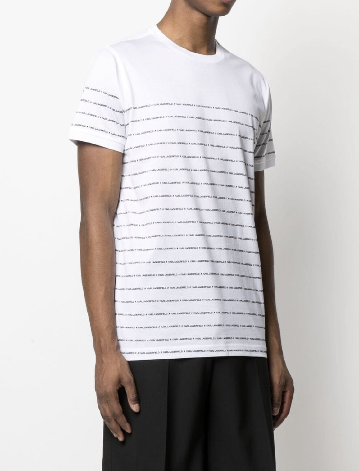 Karl Lagerfeld logo crew-neck T-shirt