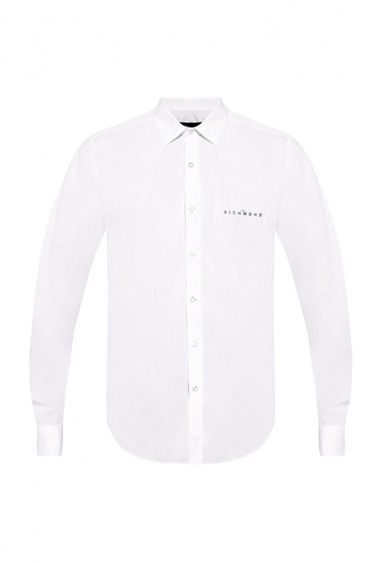 JOHN RICHMOND LOGO-PRINTED SHIRT