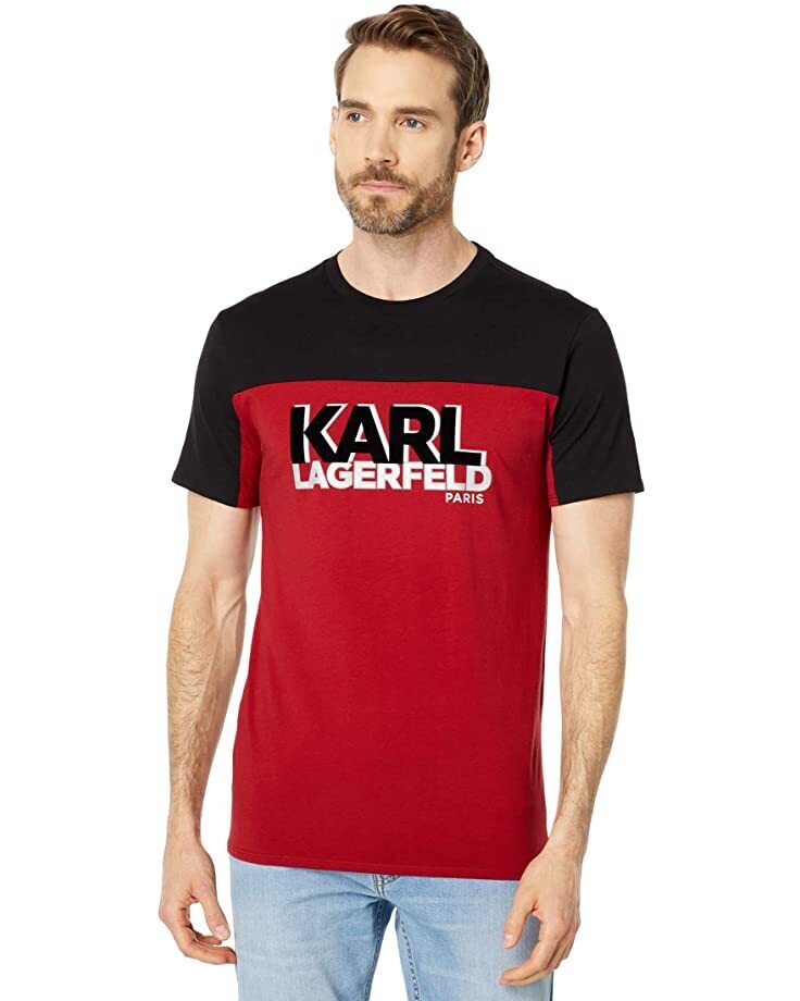 KL Paris Colorblock Logo T-Shirt