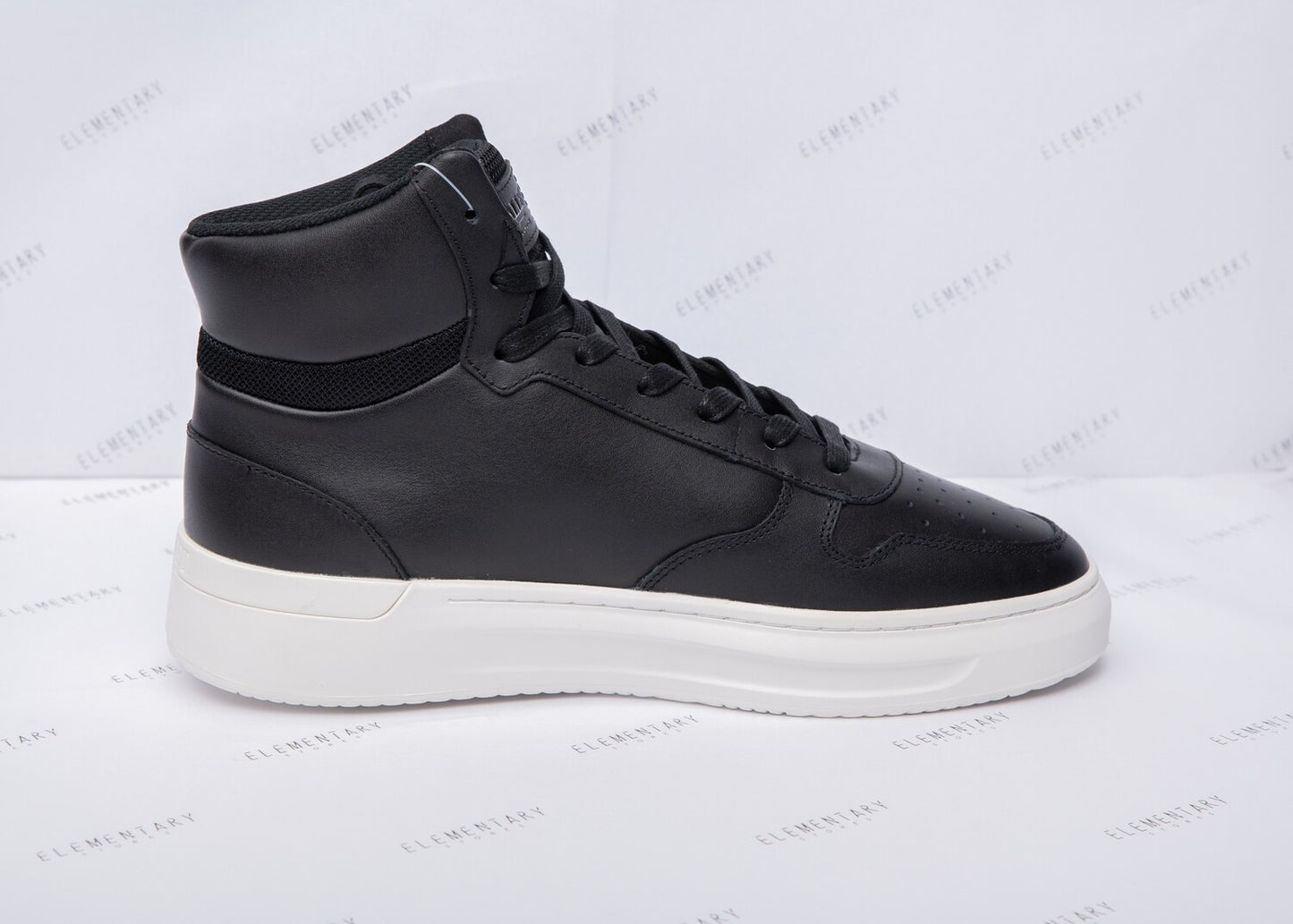 Mallet Men's Black Hoxton Mid Top Sneakers