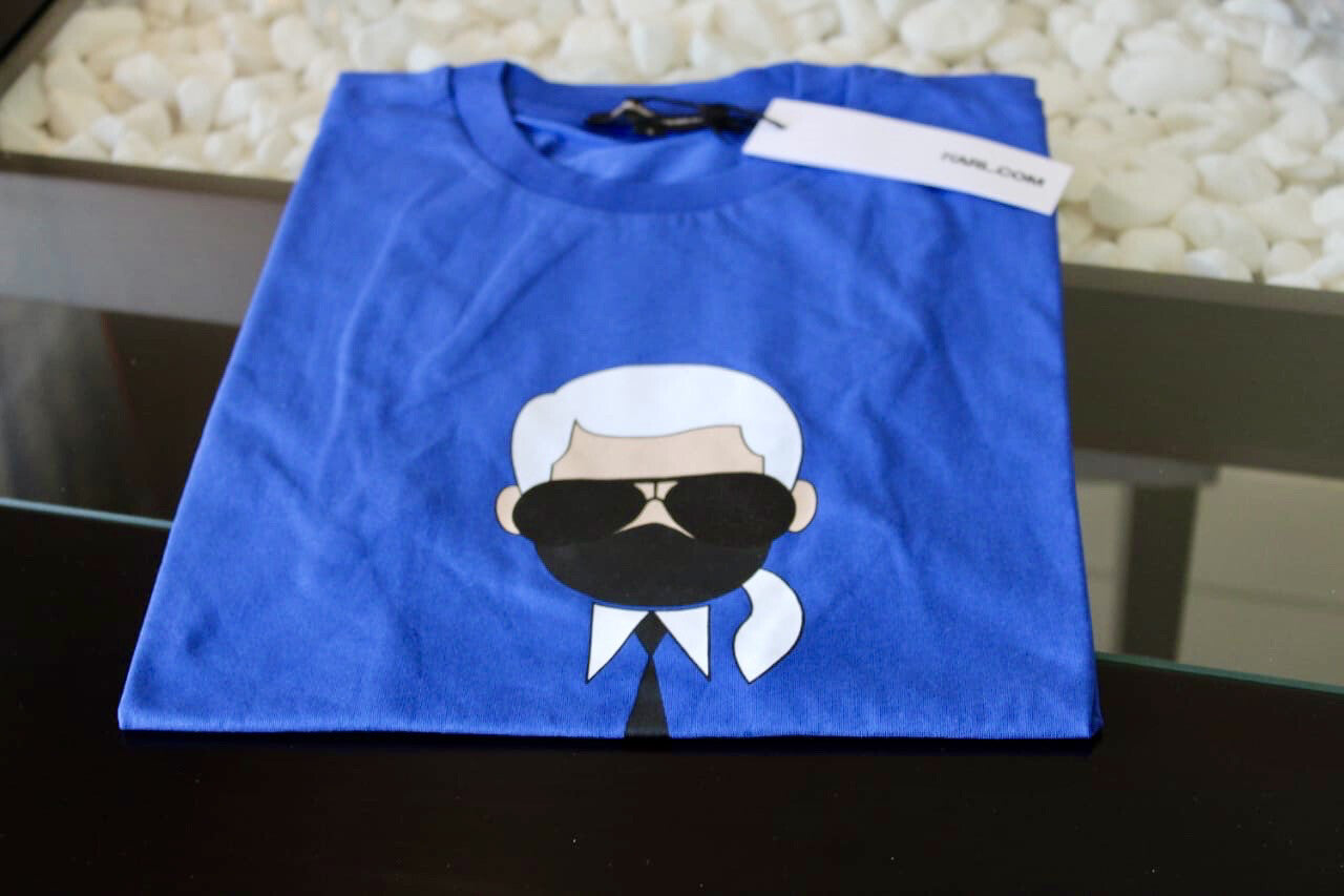 Karltoon Caricature Graphic Mask Print T-shirt