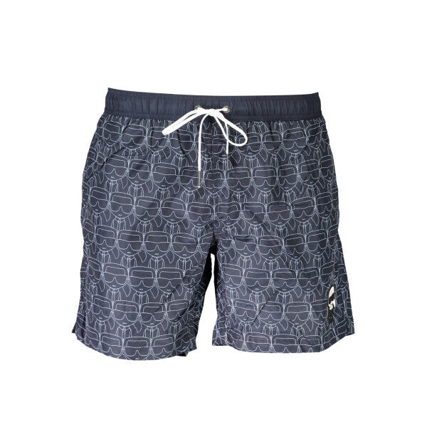 Karl Lagerfeld K/Ikonik All-Over Artwork Boardshorts