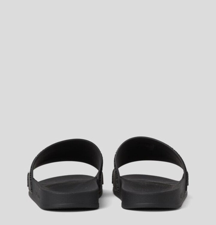 Karl Lagerfeld logo slip-on slides