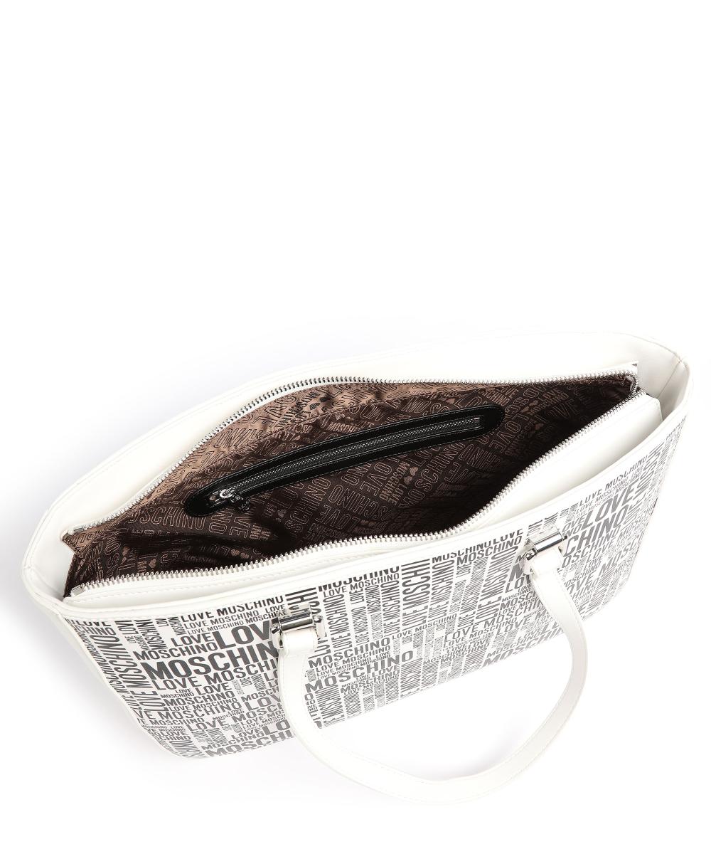 Love Moschino- Allover Tote bag synthetic white