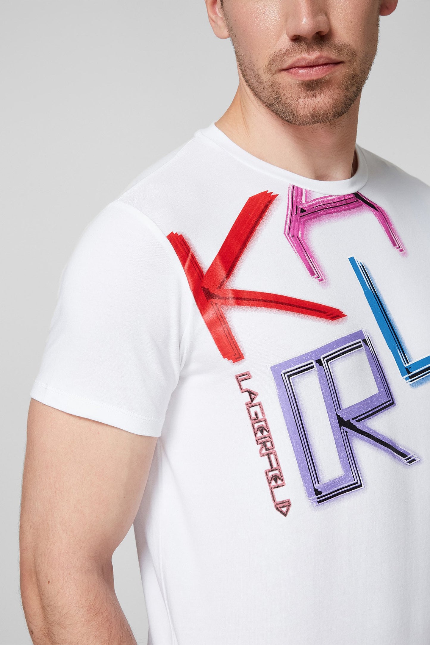 Karl Lagerfeld Logo Print T- shirt