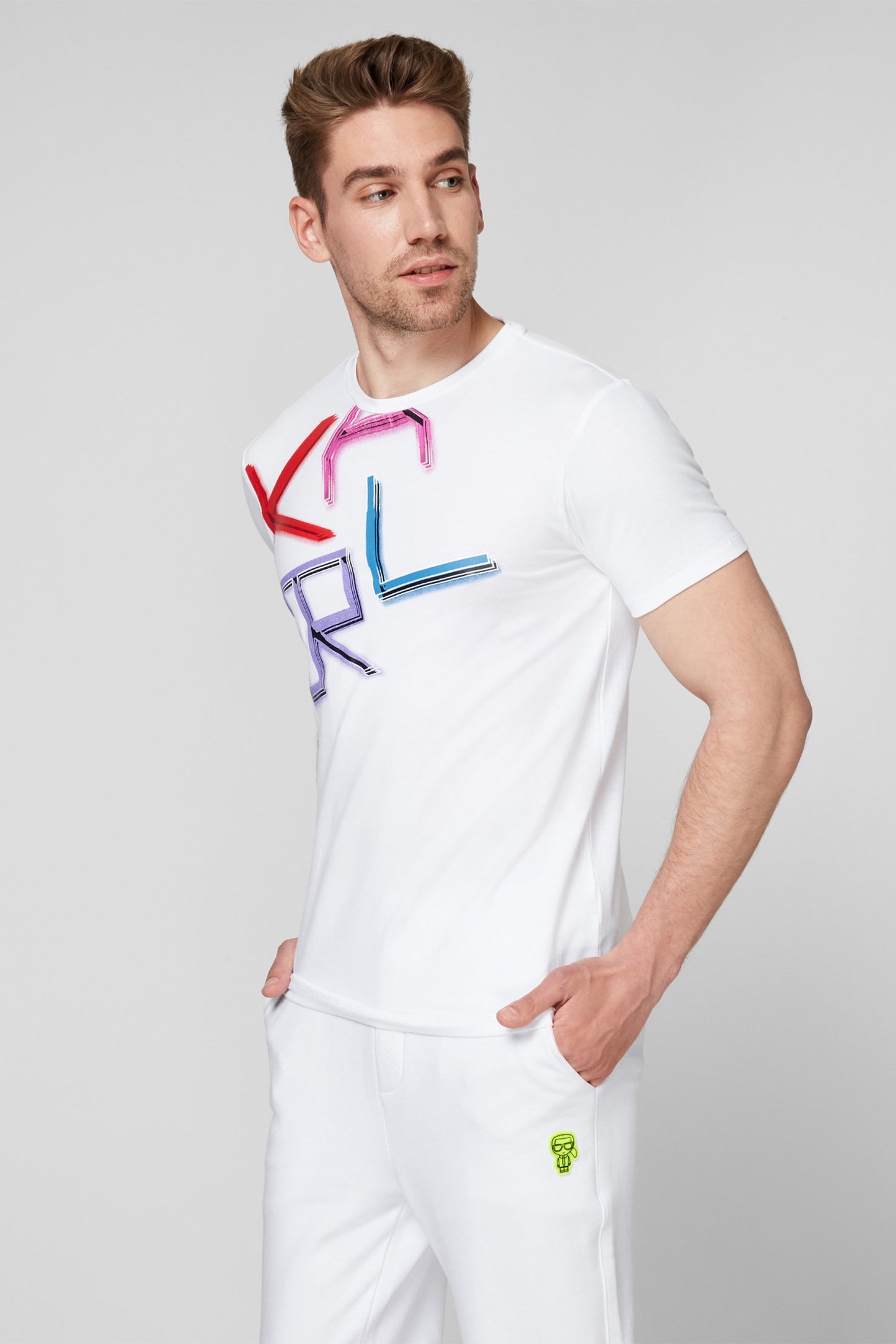 Karl Lagerfeld Logo Print T- shirt