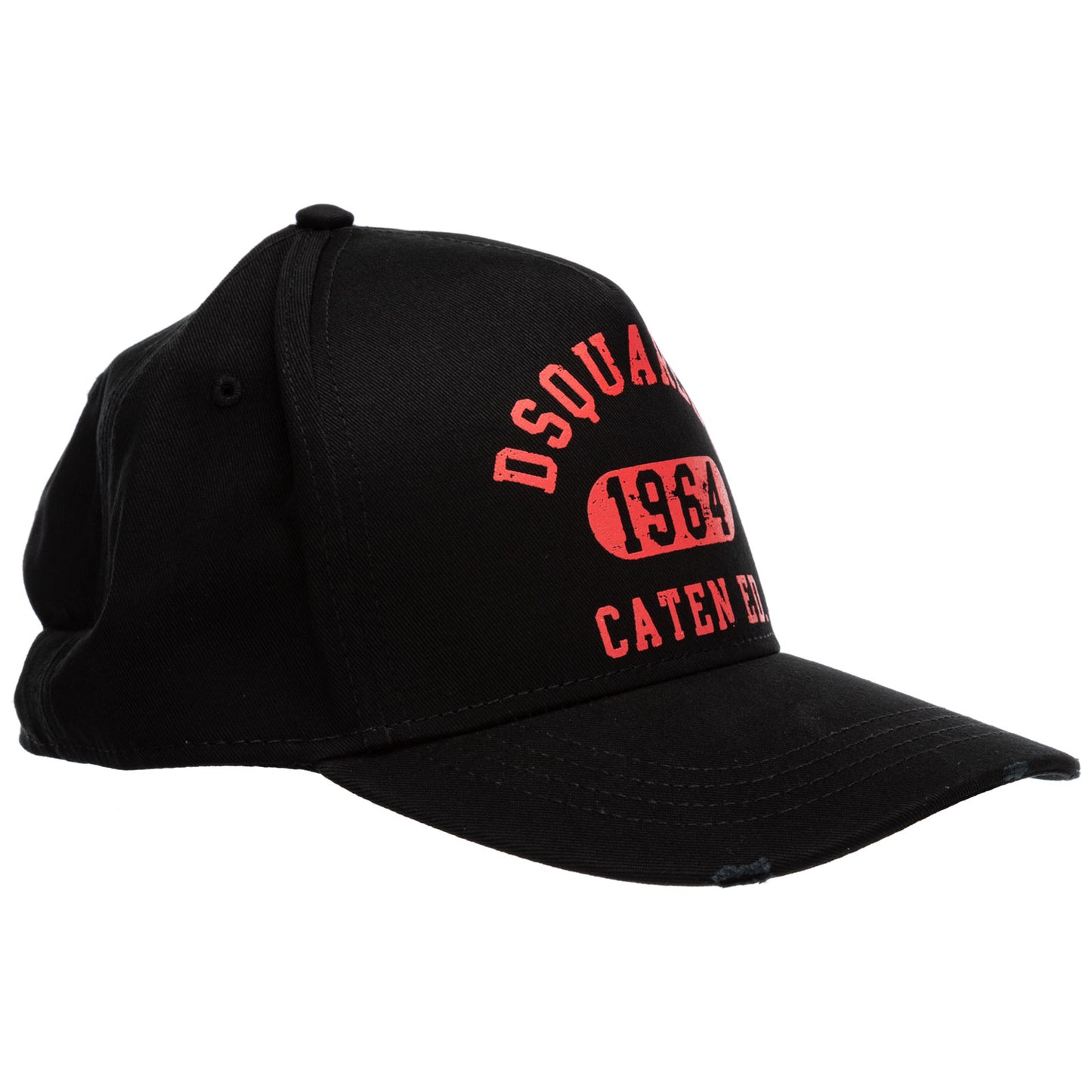 Adjustable men's Black/red cotton hat baseball cap