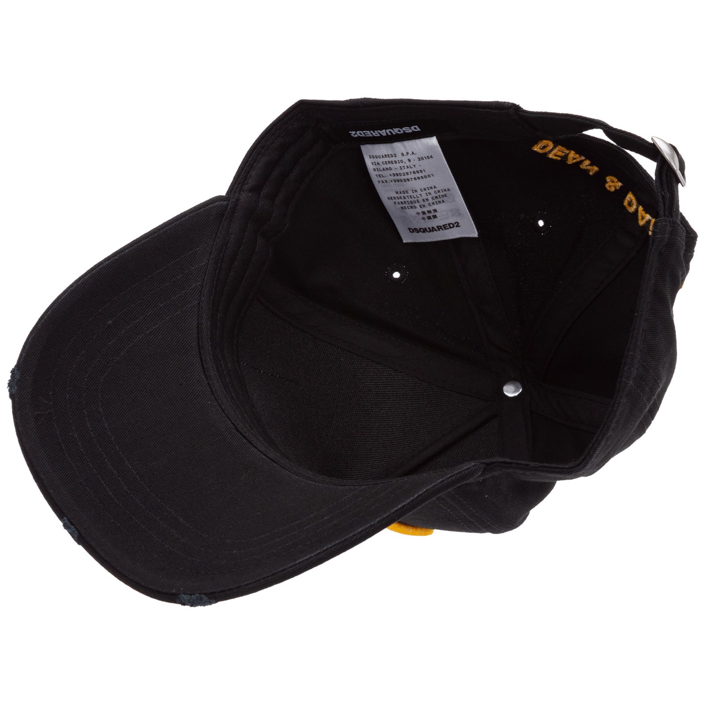 DSQUARED2 Adjustable men's cotton 1964 hat baseball cap d2 patch