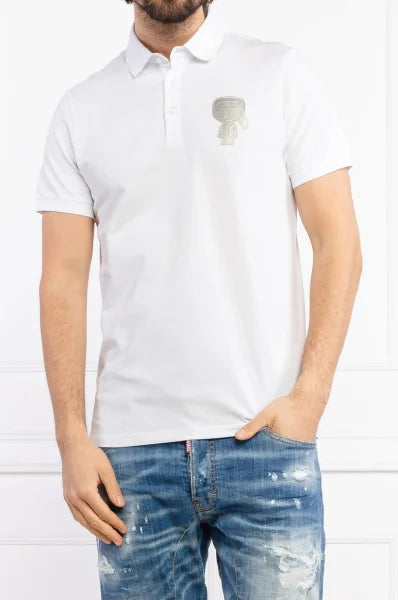 Karl Lagerfeld Karl motif logo Golf polo shirt