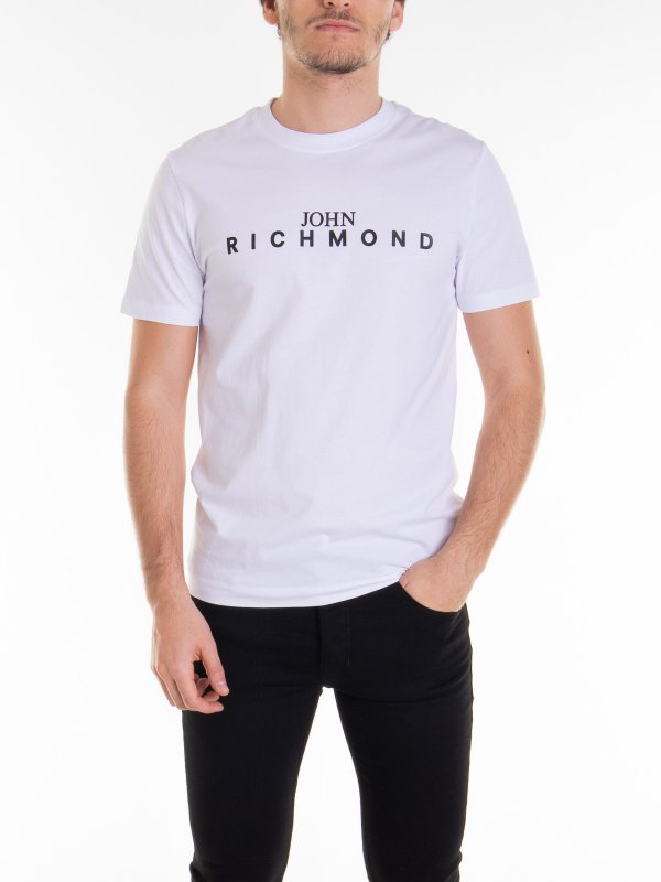 John Richmond White cotton T-shirt