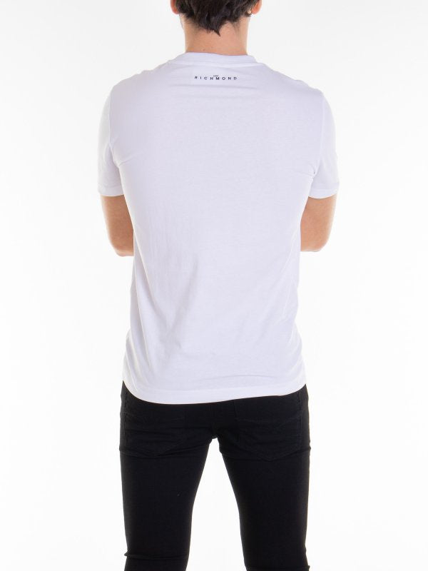 John Richmond White cotton T-shirt