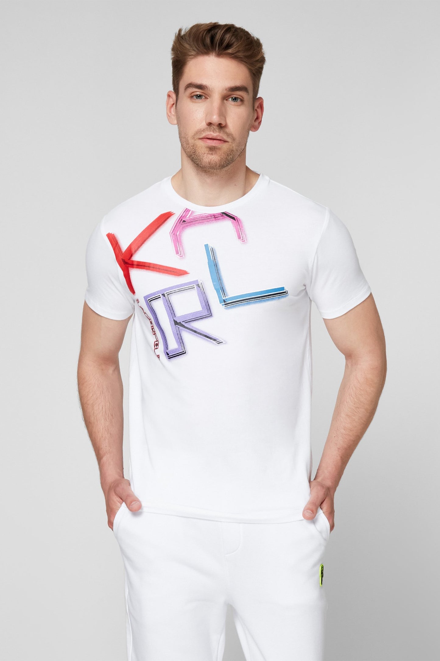 Karl Lagerfeld Logo Print T- shirt
