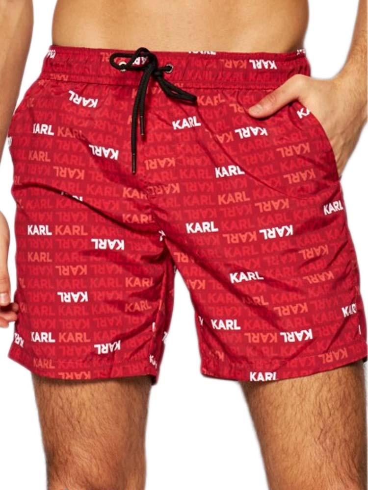 Karl Lagerfeld Red Swimshorts