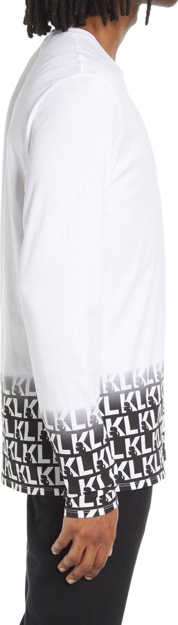 Karl Lagerfeld Paris Ombre Logo T-Shirt