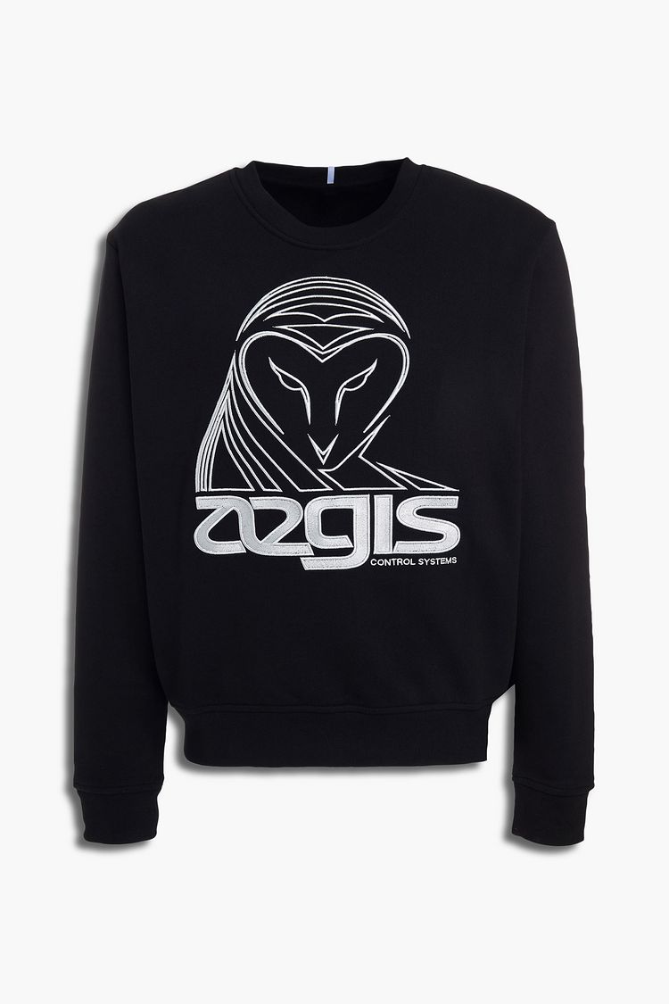 MCQ Alexander McQueen Aegis Owl Embroidery Sweatshirt