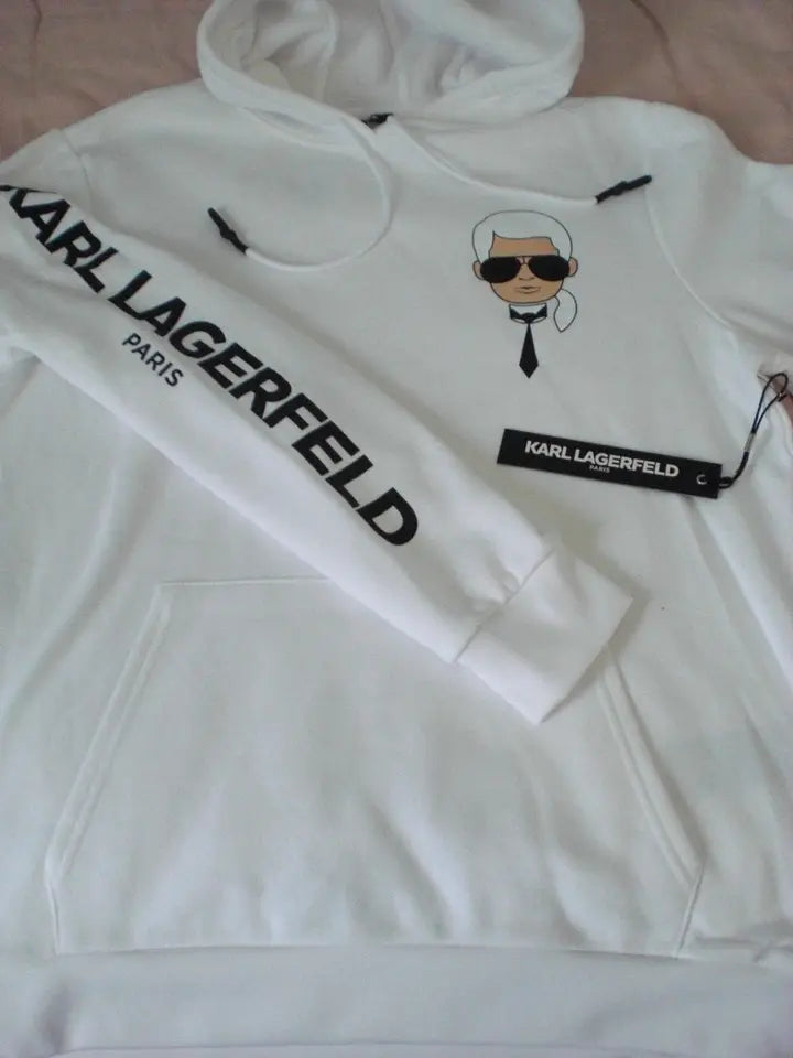 Karl Lagerfeld Paris Logo Hoodie