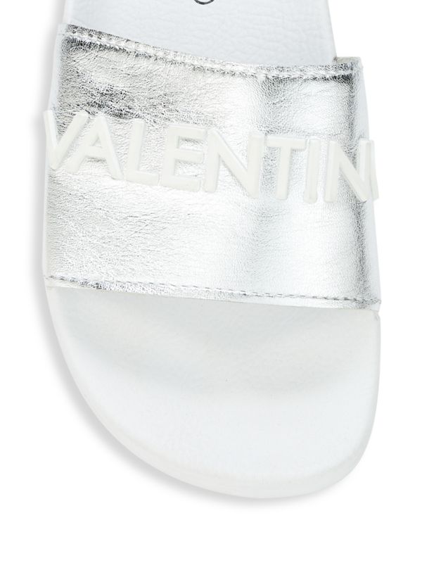 Valentino by Mario Valentino
Iside Capra Metallic Leather Slides