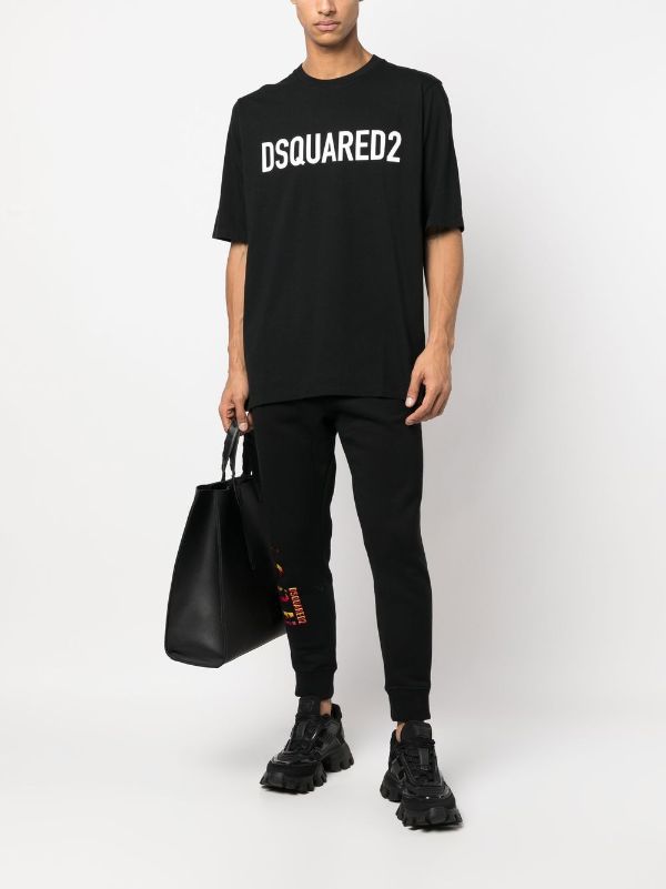 DSQUARED2 Icon Logo Loose Fit T Shirt White