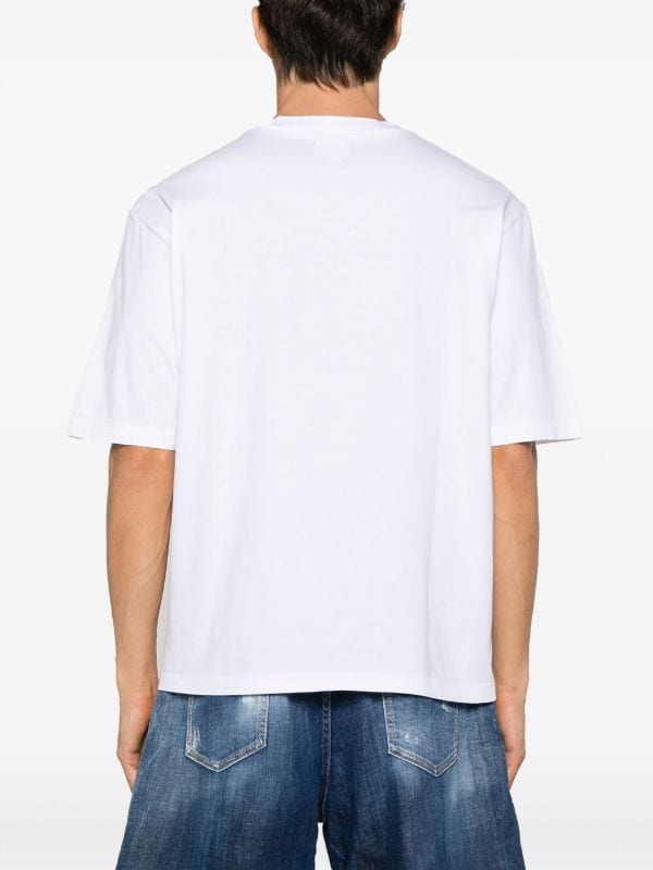 DSQUARED2 Icon Logo Loose Fit T Shirt White