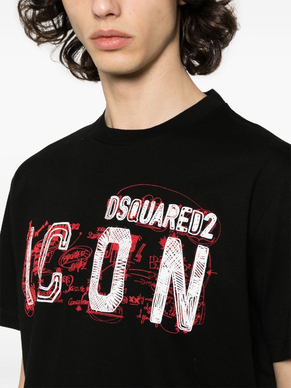 Dsquared2 Scribble Cool Fit T-Shirt