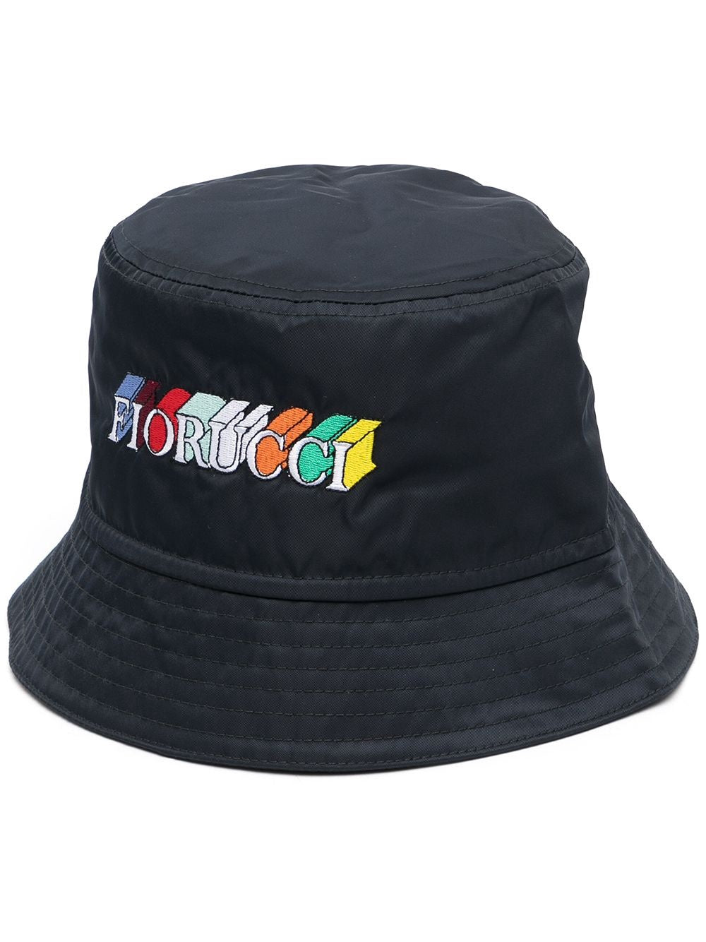 Fiorucci embroidered-logo bucket hat