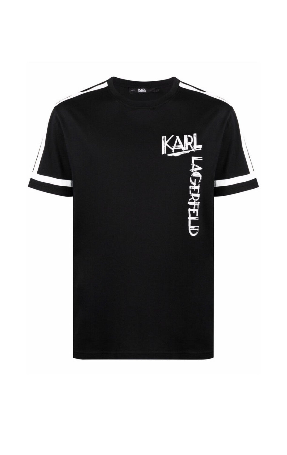 Karl Lagerfeld brushstroke logo T-shirt