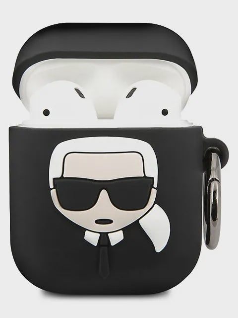 Karl Lagerfeld Embossed 3D Logo AirPods Pro Case Cover