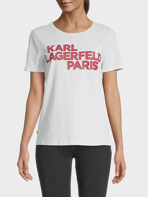 Karl Lagerfeld Paris Logo-Print T-Shirt