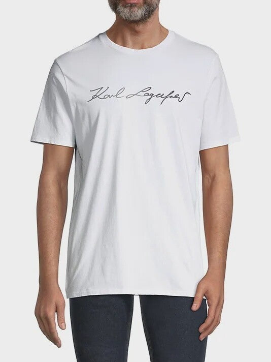 Karl Lagerfeld Paris Signature Logo T-Shirt