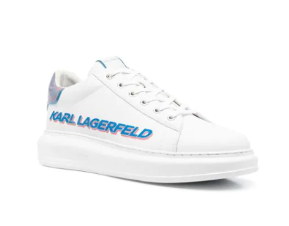 Karl Lagerfeld logo-print low-top sneakers