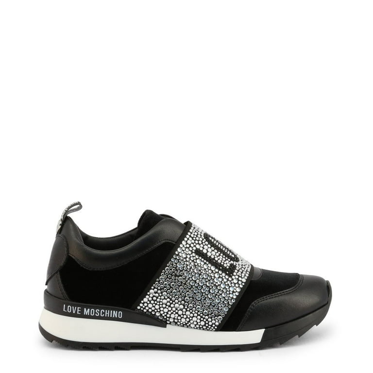 Low-top rhinestone sneakers