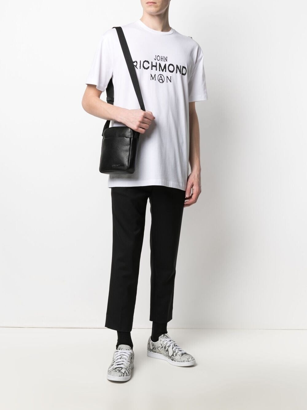 John Richmond logo Man print T-shirt