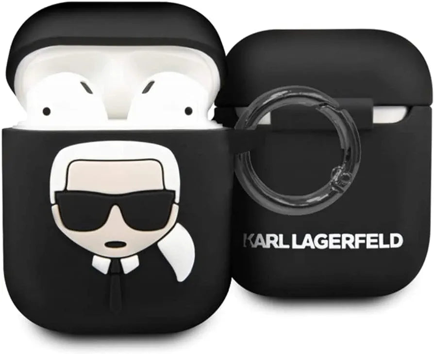 Karl Lagerfeld Embossed 3D Logo AirPods Pro Case Cover