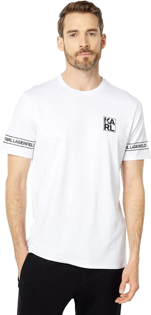 Karl Lagerfeld Paris Logo-Tape T-Shirt