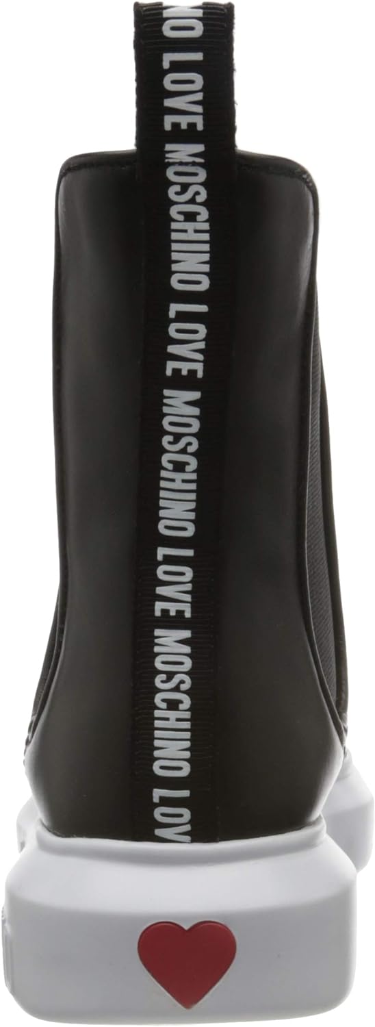 Love Moschino ankle boots in black leather style