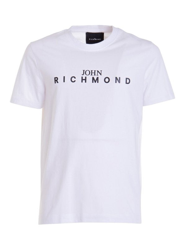 John Richmond White cotton T-shirt