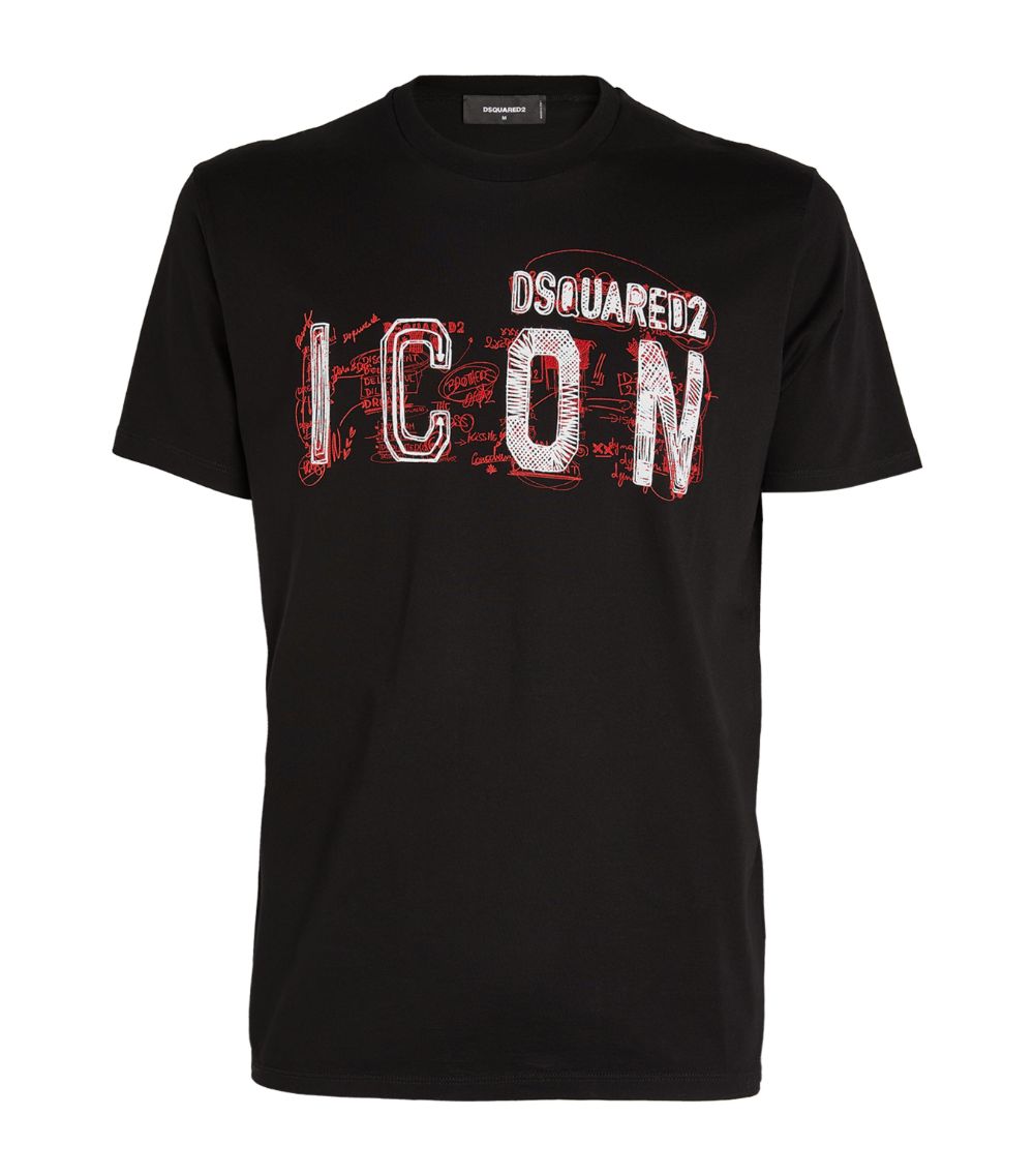 Dsquared2 Scribble Cool Fit T-Shirt