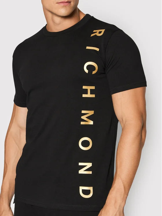 John Richmond logo graphic-print cotton T-shirt