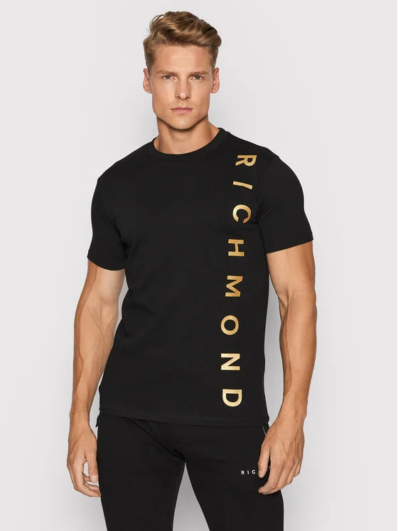 John Richmond logo graphic-print cotton T-shirt