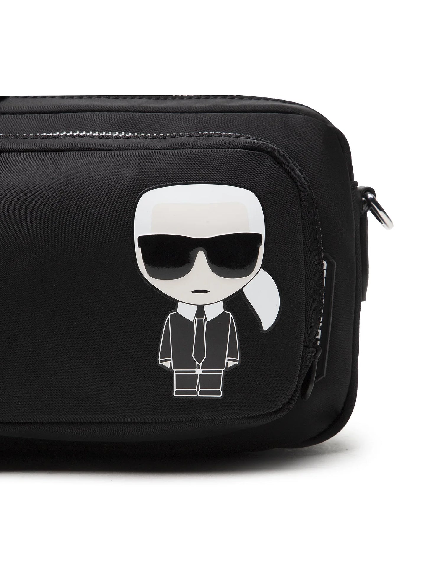 K/IKONIK NYLON CROSSBODY BELT BAG by KARL LAGERFELD