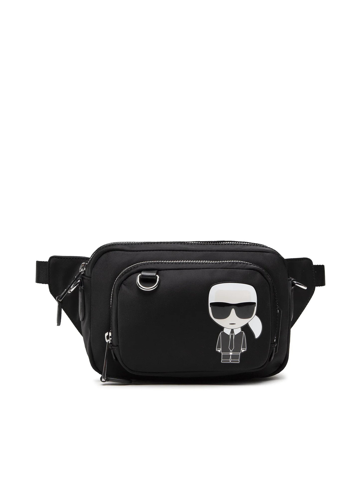 K/IKONIK NYLON CROSSBODY BELT BAG by KARL LAGERFELD