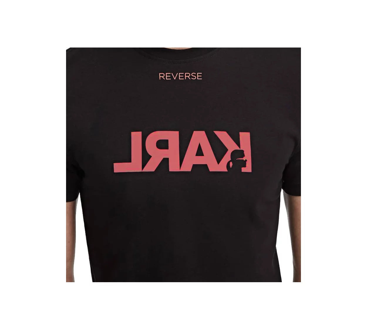 Karl Lagerfeld Reverse logo-printed T-shirt