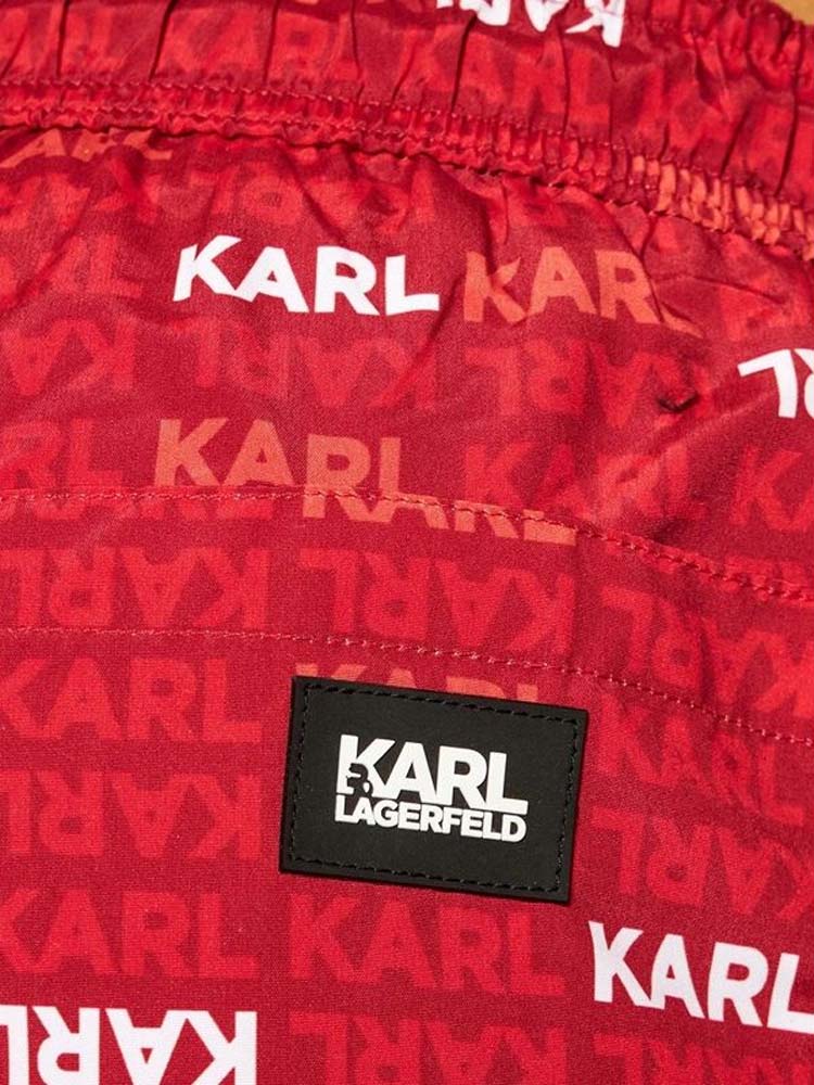 Karl Lagerfeld Red Swimshorts