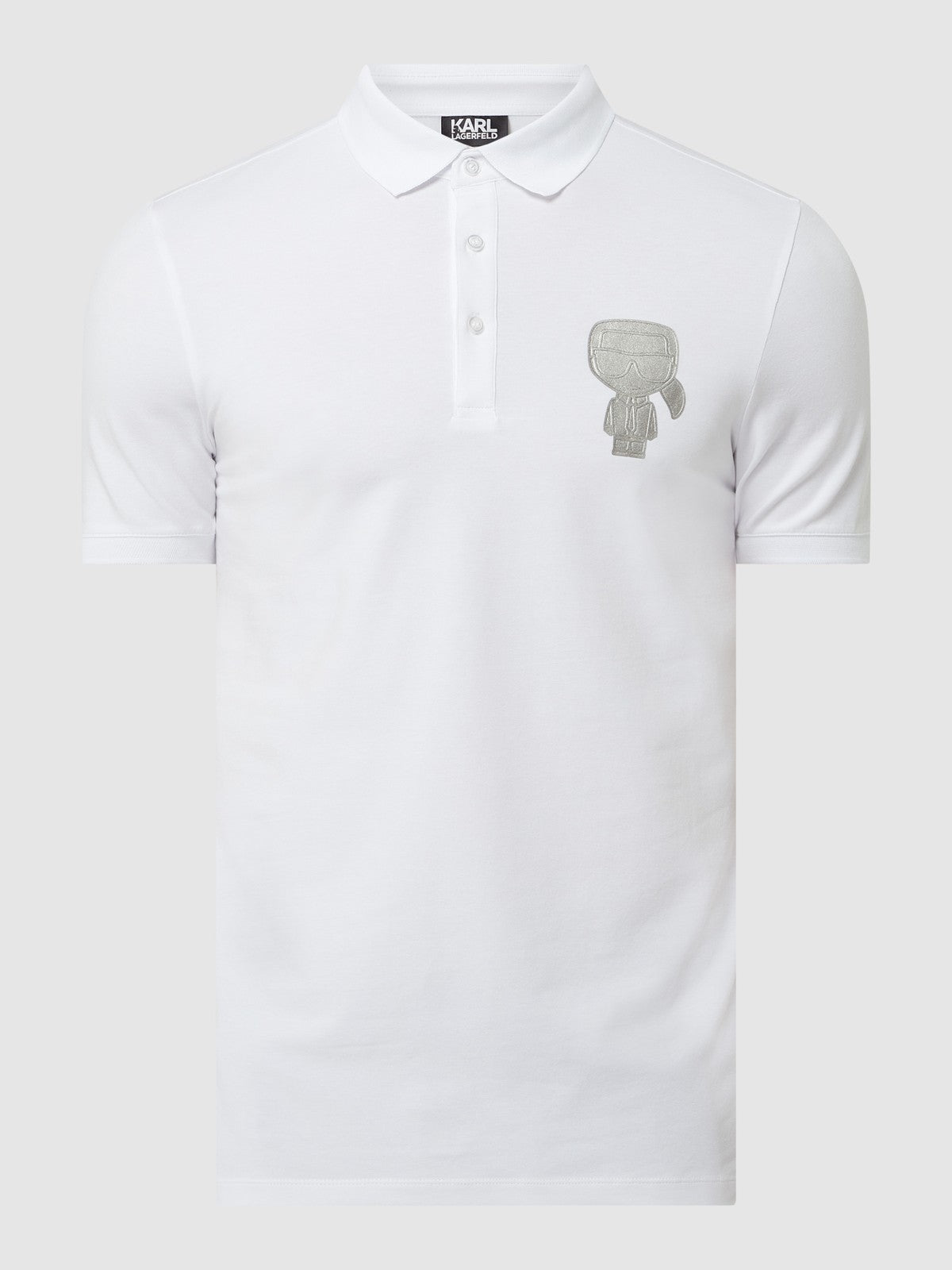 Karl Lagerfeld Karl motif logo polo shirt