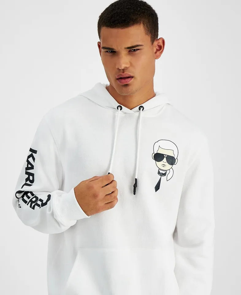 Karl Lagerfeld Paris Logo Hoodie Elementarystores